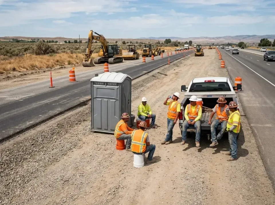 highway-road-construction-crew-007 — frequently asked questions, Porta Potty and Restroom Rentals in Lead, SD